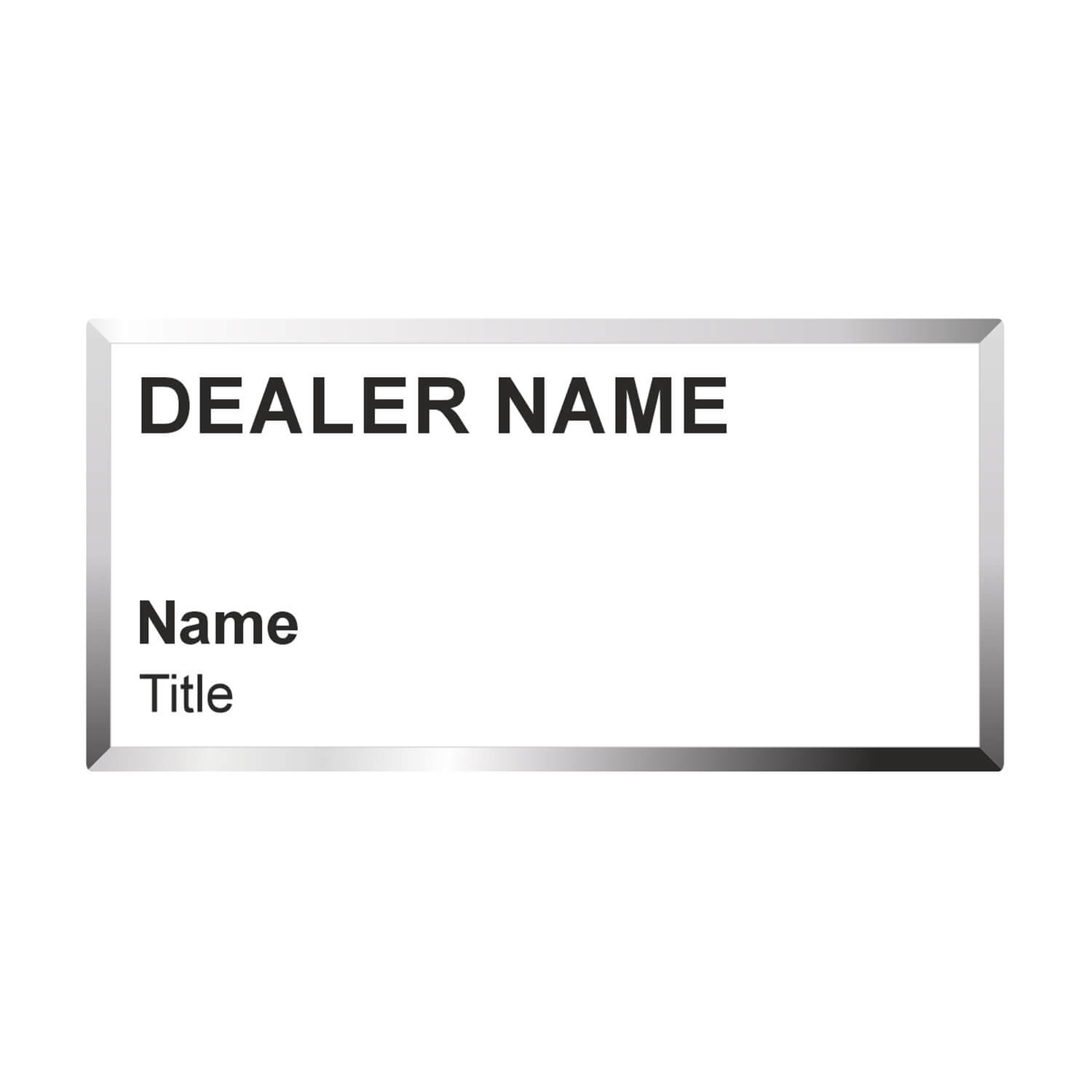 Badge FIRST NAME only (no logo) - Renault Trucks