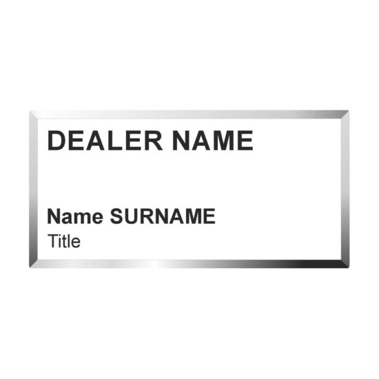 Badge LAST NAME also (no logo)